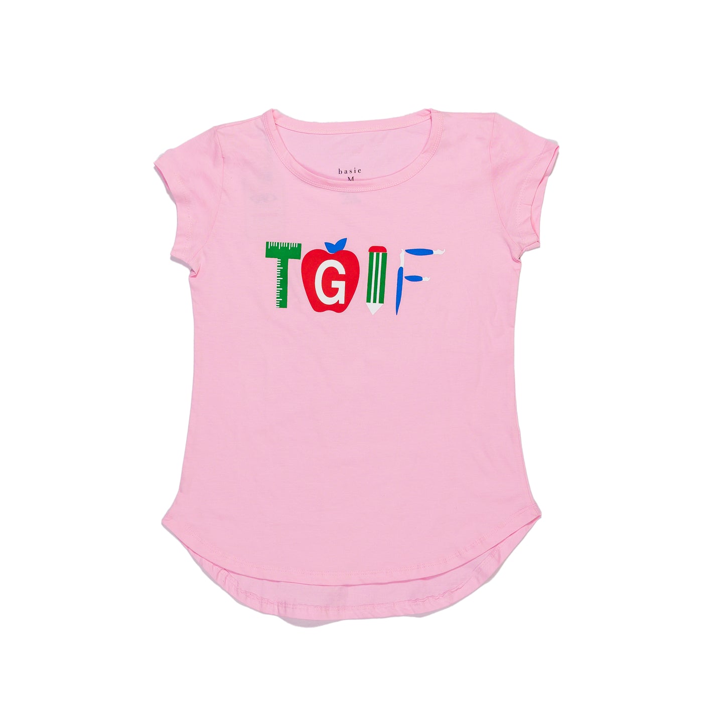 Pink "TGIF" T-Shirt