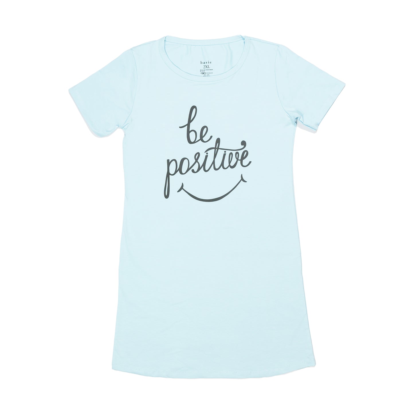 Be Positive Baby Blue Home Dress