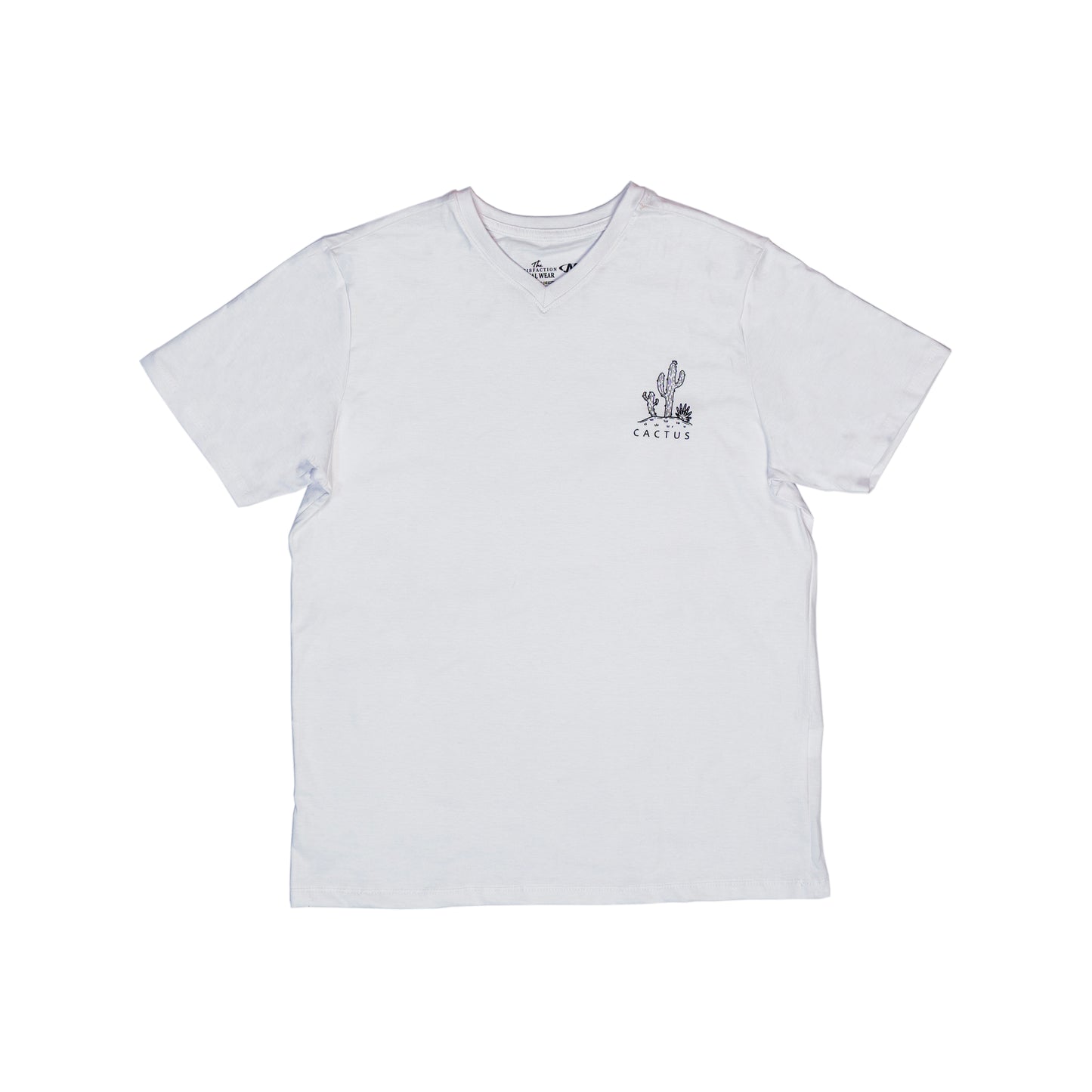 Cactus Print White T-Shirt
