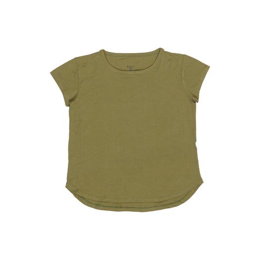 Olive Green Plain T-Shirt