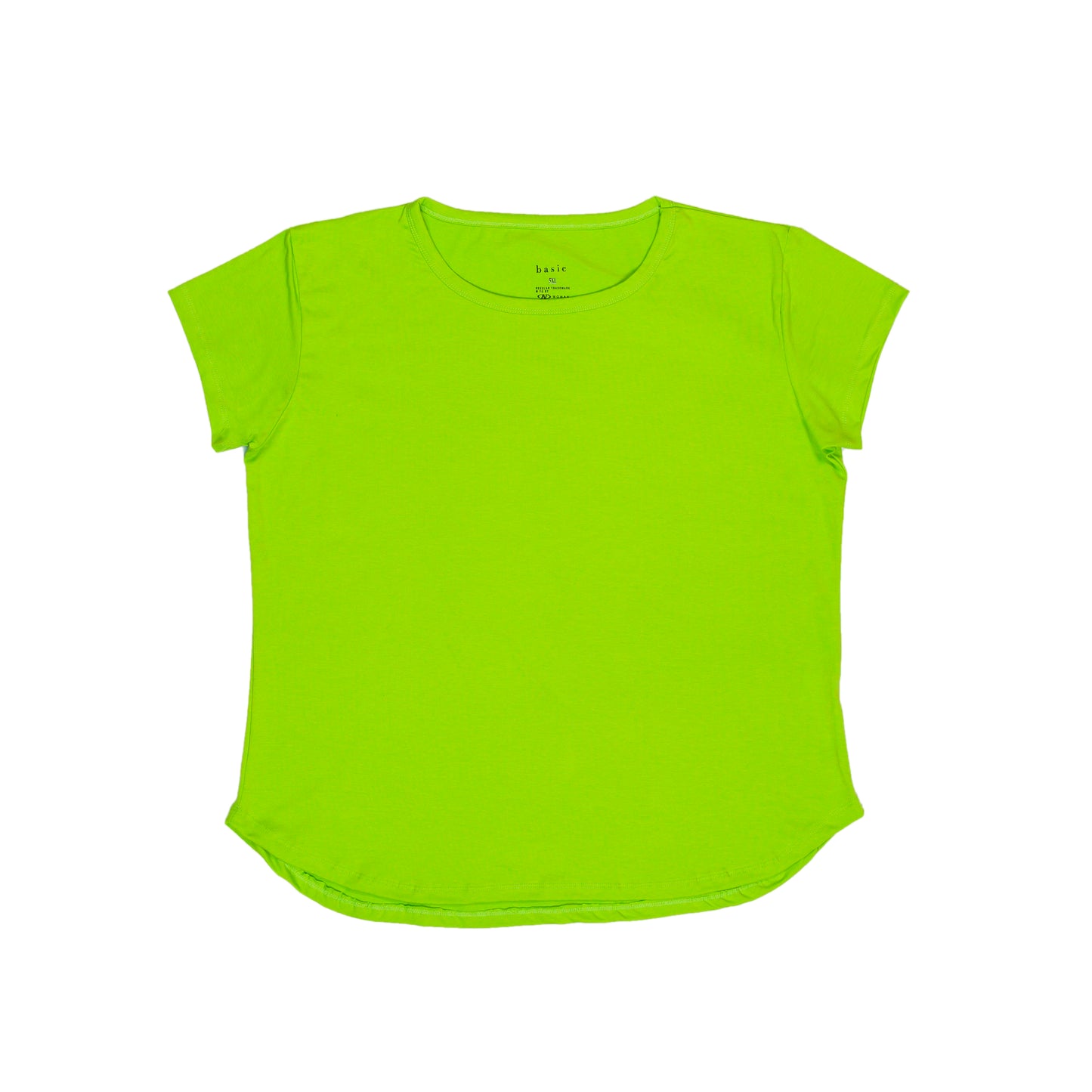 Lime Green Plain T-Shirt
