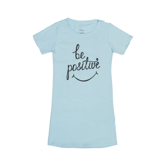 Be Positive Blue Home Dress